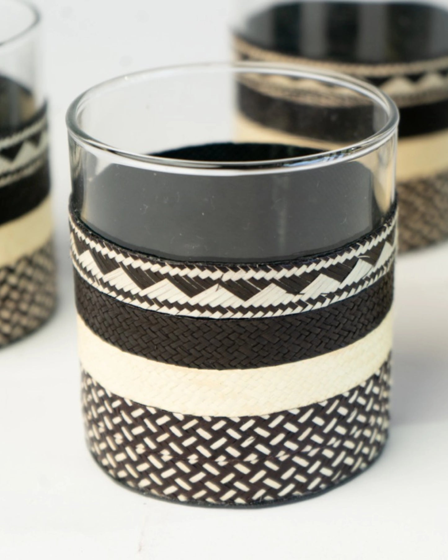 VASO FORRADO EN CAÑA FLECHA