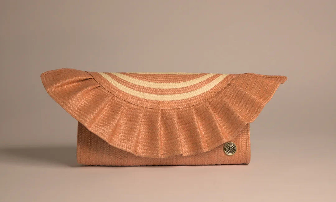 CLUTCH CON OLAS VERDE